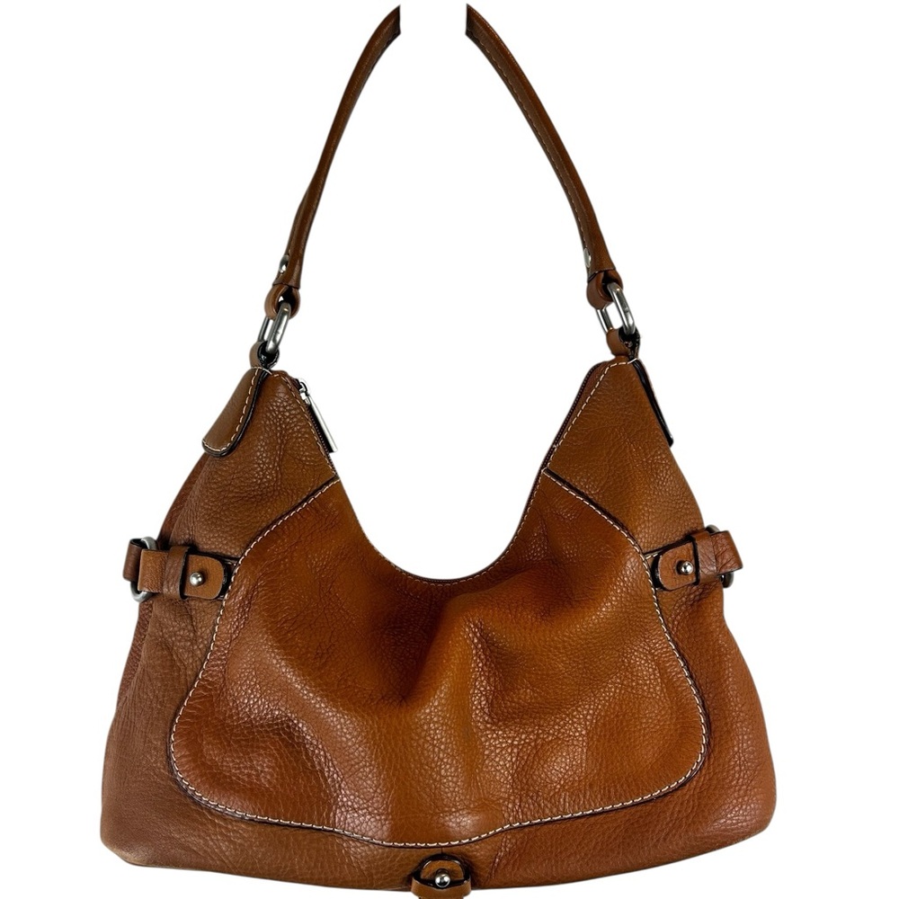 Giani Bernini Brown Leather Shoulder Bag